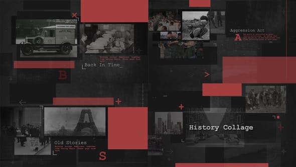 Videohive History Collage 22609820