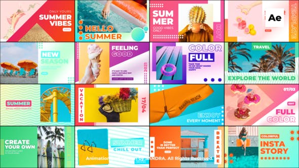 Videohive Summer Typography 33317460