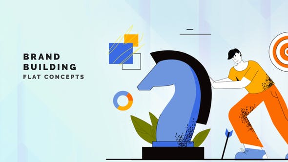 Videohive Brand building - Flat Concept 33437789