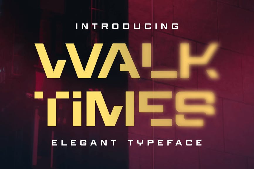 DS Walktimes – Elegant Typeface