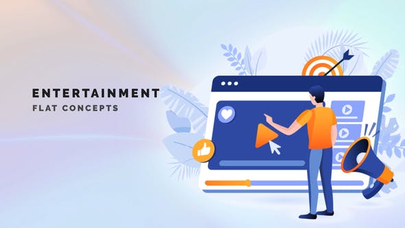 Videohive Entertainment - Flat Concept 33445054