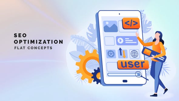 Videohive SEO optimization - Flat Concept 33445066