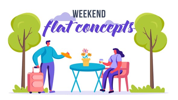 Videohive Weekend - Flat Concept 33544909