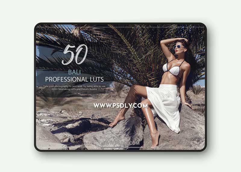 50 Bali LUTs and Presets Pack