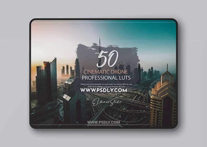 50 Cinematic Drone LUTs and Presets Pack