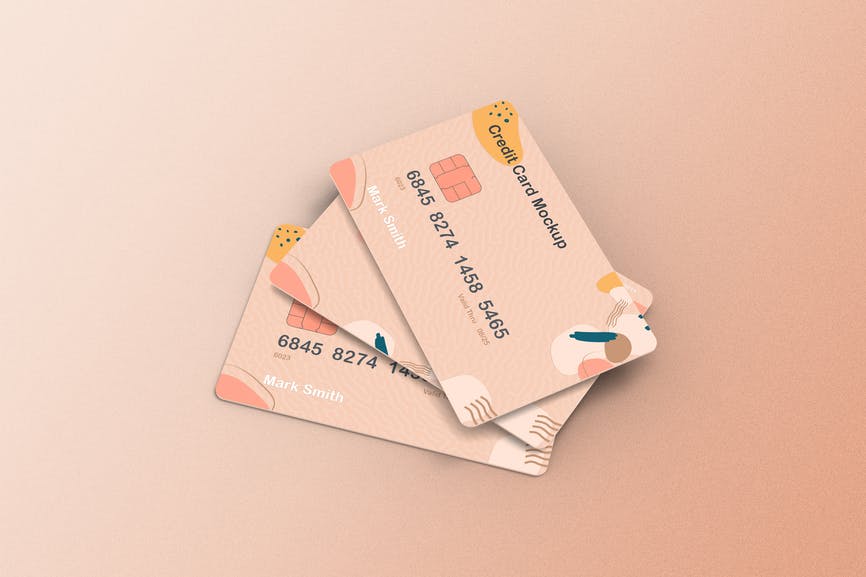 Credit Card Mockup X575K88