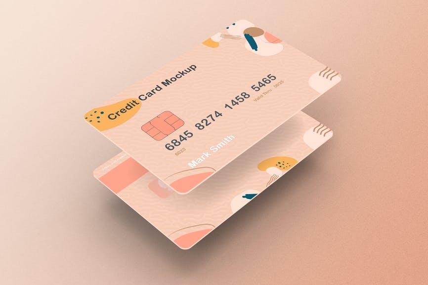 Credit Card Mockup -J7676H3