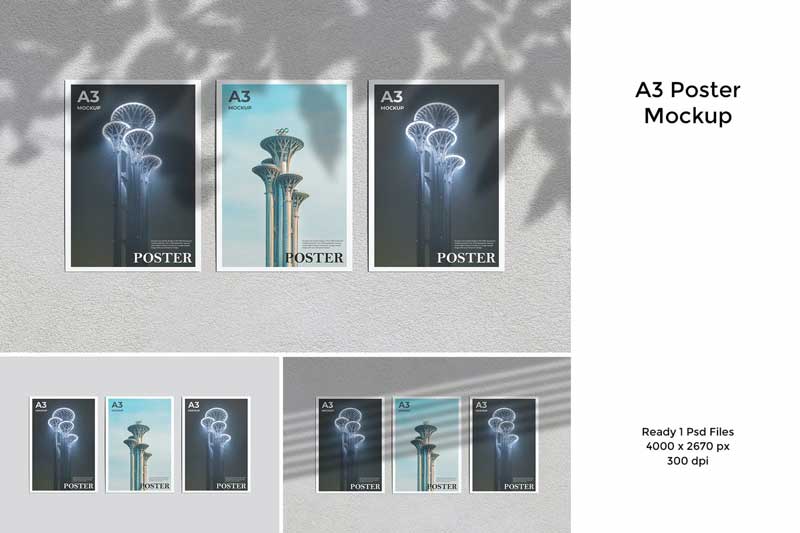 A3 Poster Mockup XS5RRTL