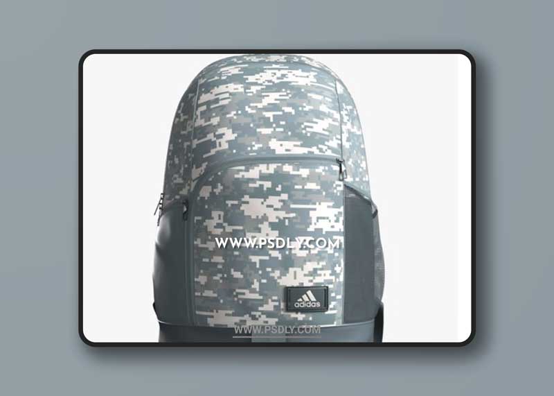 Adidas Backpack 3D Model