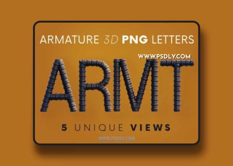 Armature Industrial - 3D Lettering