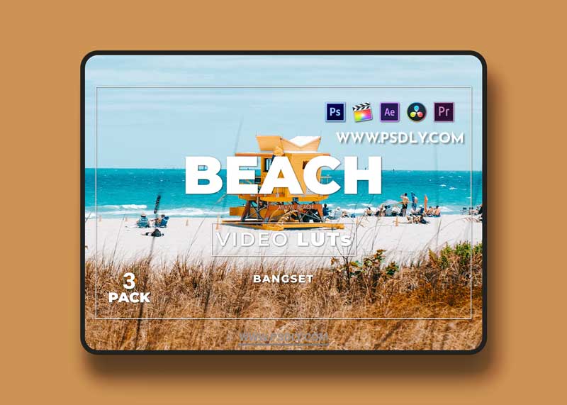 Bangset Beach Pack 3 Video LUTs