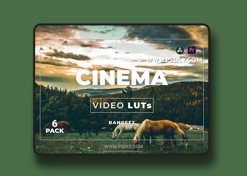 Bangset Cinema Pack 6 Video LUTs