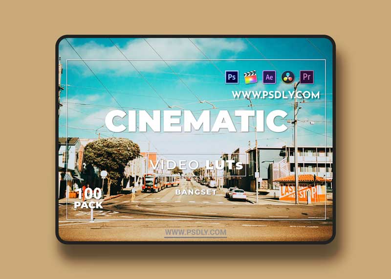 Bangset Cinematic Pack 100 Video LUTs