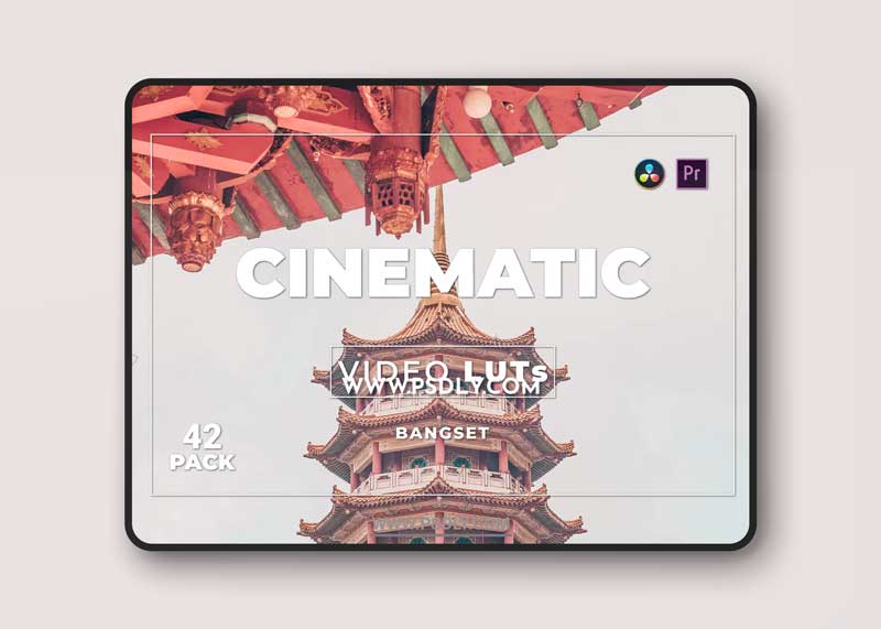 Bangset Cinematic Pack 42 Video LUTs KVGZSXG