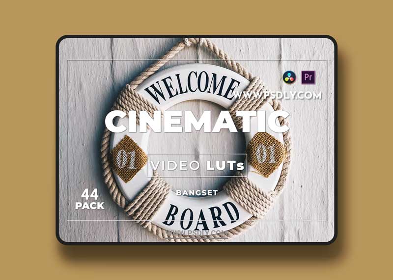 Bangset Cinematic Pack 44 Video LUTs 9HCWQ5P