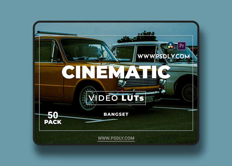 Bangset Cinematic Pack 50 Video LUTs 9VXMHC9