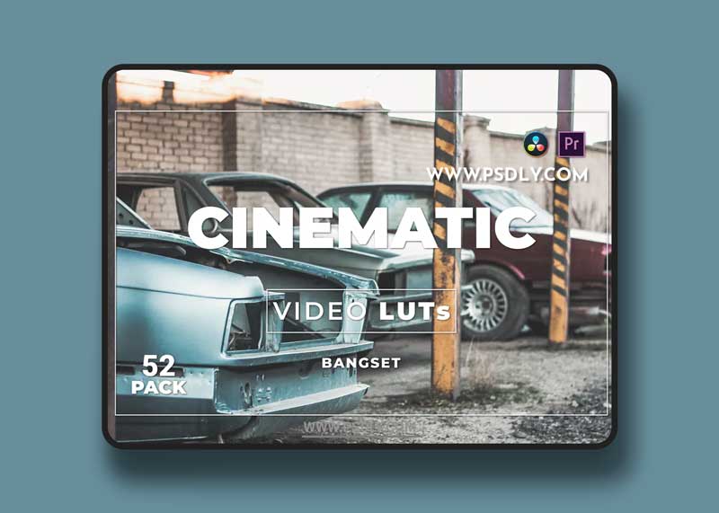 Bangset Cinematic Pack 52 Video LUTs CXQG649