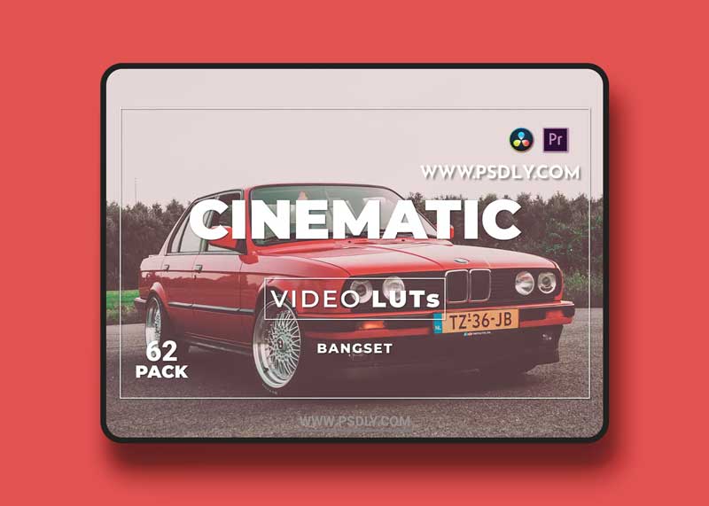 Bangset Cinematic Pack 62 Video LUTs V3ZFTGV