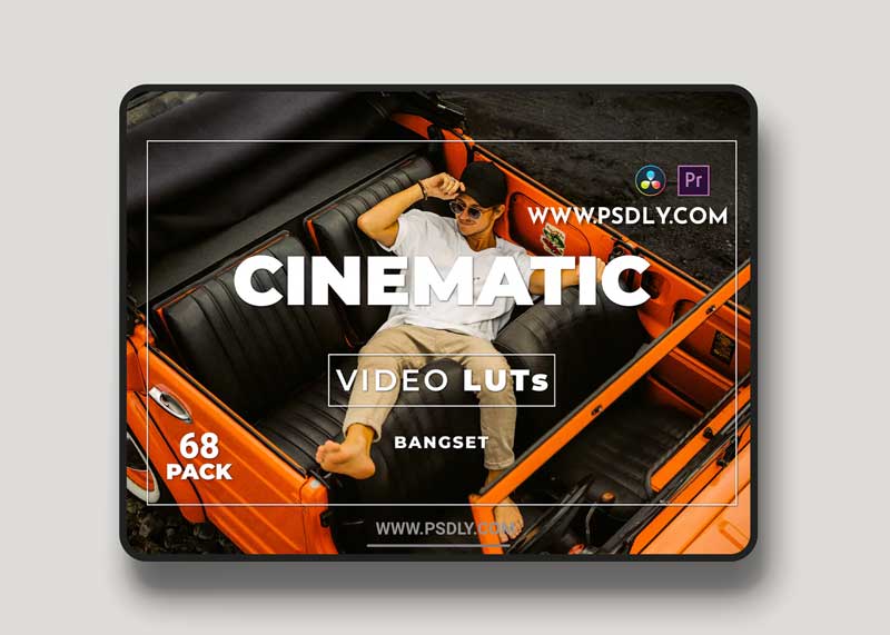 Bangset Cinematic Pack 68 Video LUTs HTUAQVT
