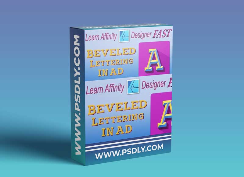 Beveled Lettering In Affinity Designer