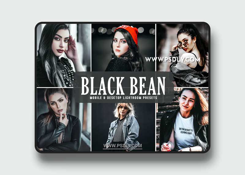 Black Bean Mobile & Desktop Lightroom Presets