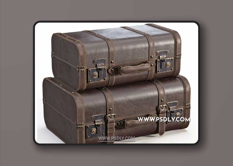 Brown Vintage Suitcases
