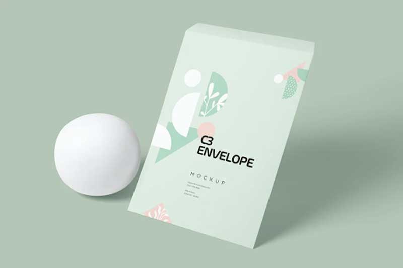C3 Envelope Mockups H9KVBFB