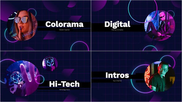 Videohive Colorama - Glitch Opener 33639403