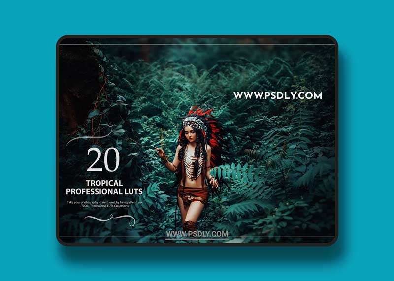 CreativeMarket - 20 Tropical LUTs Pack 5602683