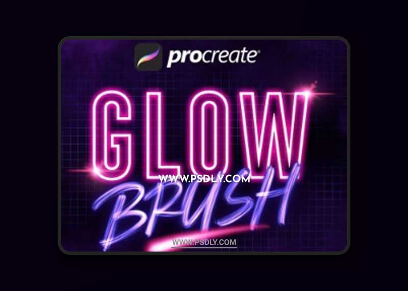 CreativeMarket - 30+ Procreate Glow Brushes 5386220