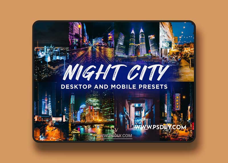 CreativeMarket - 6 Night City Lightroom Presets 6310007