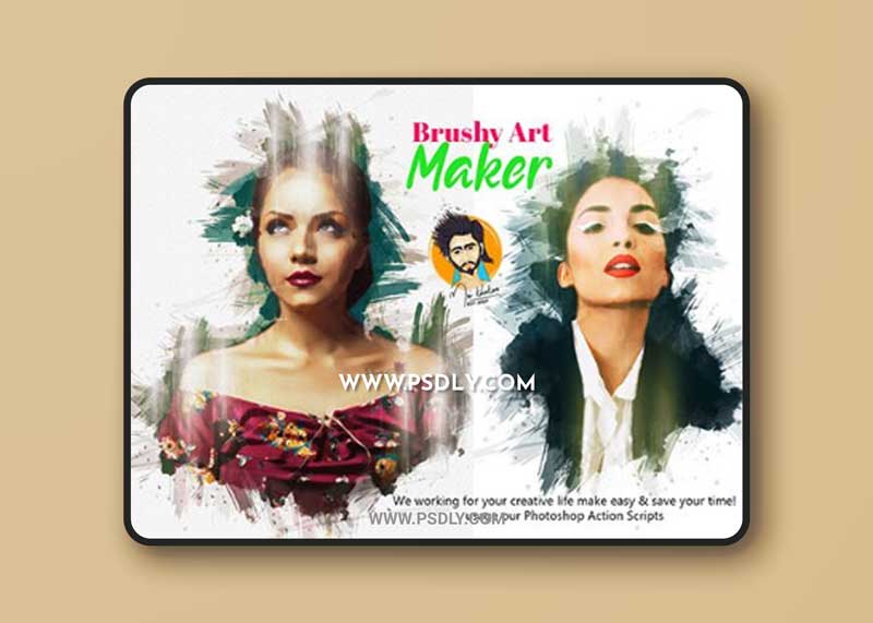 CreativeMarket - Brushy Art Maker 5838991