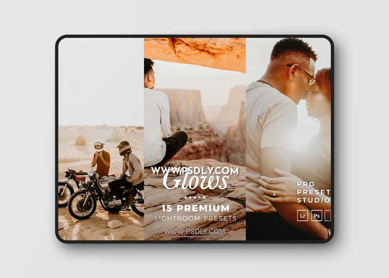 CreativeMarket - Glows Presets for Lightroom 6220374