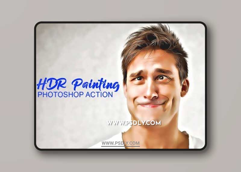 CreativeMarket - HDR Painting Photoshop Actions 4909711