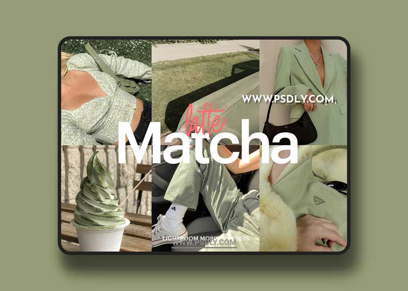 CreativeMarket - Lightroom Preset-Matcha Latte Theme 4973310