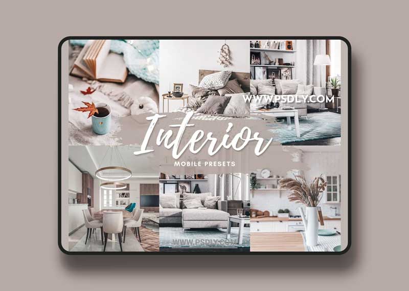 CreativeMarket - Mobile Lightroom Presets INTERIOR 4820715