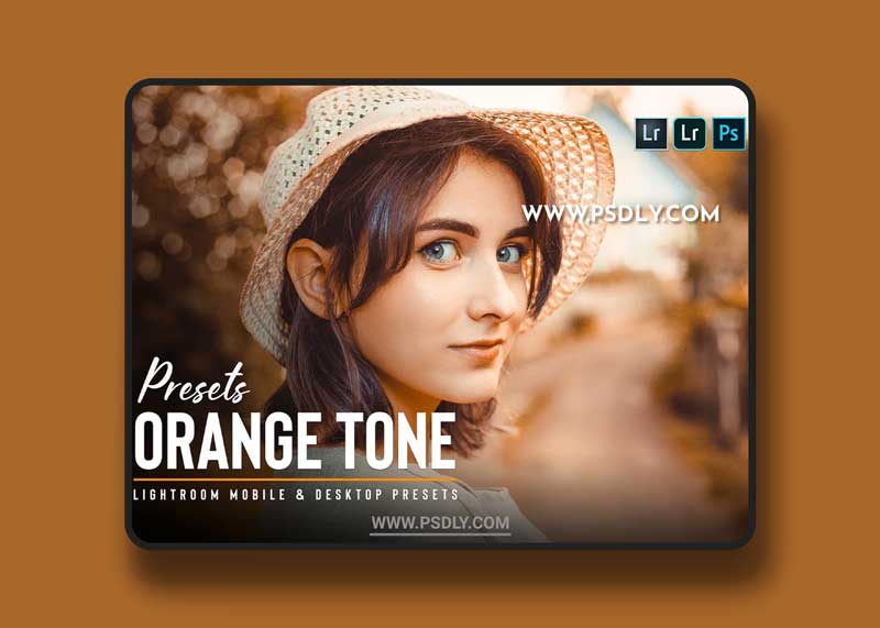 CreativeMarket - ORANGE tone mobile & desktop presets 6122045