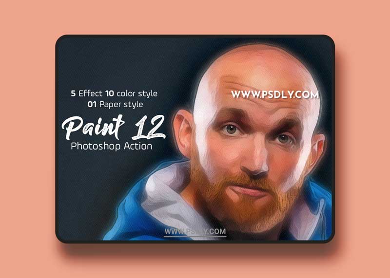 CreativeMarket - Paint Photoshop Action 5183417