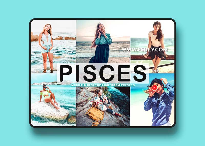 CreativeMarket - Pisces Pro Lightroom Presets 5479620