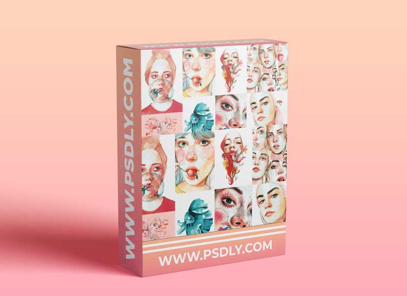 Domestika - Illustrated Portrait in Watercolor