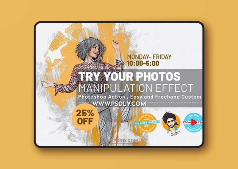 GraphicRiver - Manipulation Effect Photoshop Action 33265930