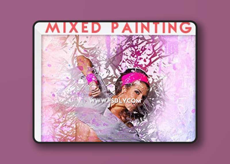 GraphicRiver - Mixed Painting Photoshop Action 26668768