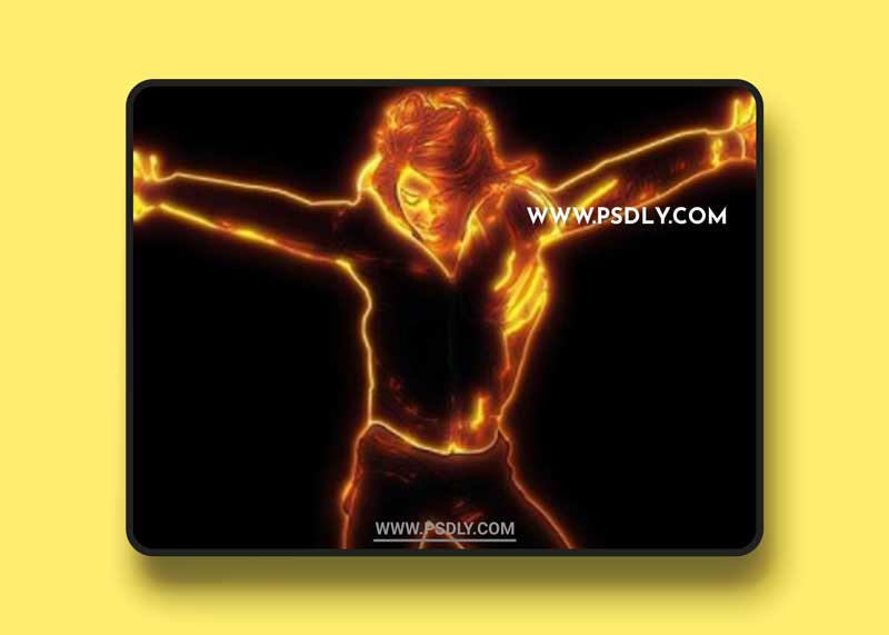 GraphicRiver - Neon light Photo Effect 26760628