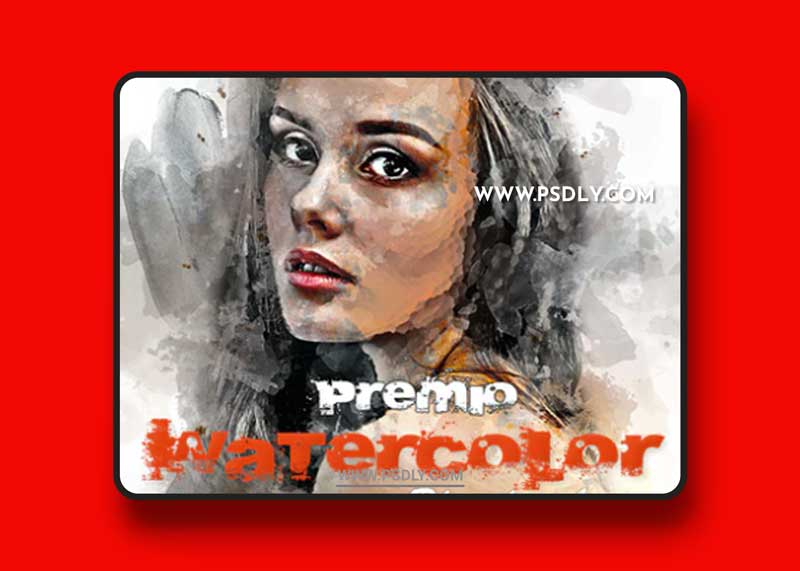 GraphicRiver - Premio Watercolor Photoshop Action 23168057