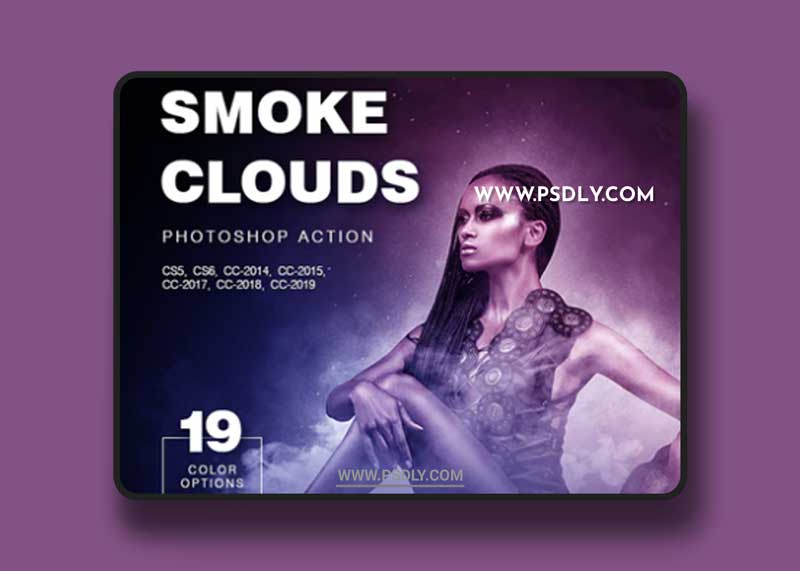 GraphicRiver - Smoke Clouds Photoshop Action 23329935