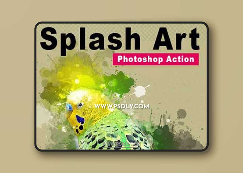 GraphicRiver - Splash Art Photoshop Action 24098982