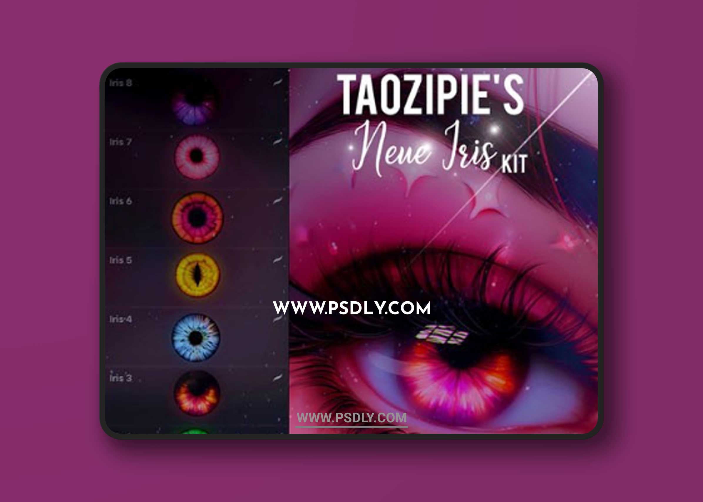 Iris Kit - Brushes Pack for Photoshop/Procreate/Medibang