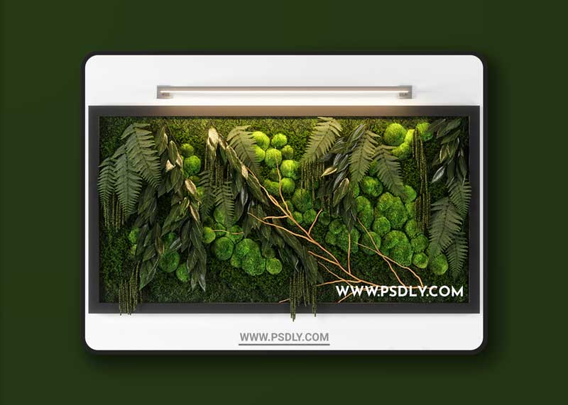 Panel green 02 3D Model