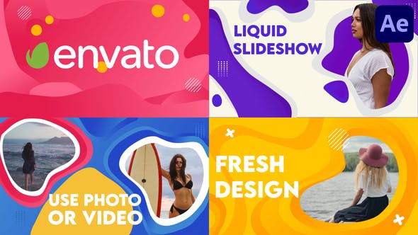 Videohive Liquid Slideshow After Effects 33392180