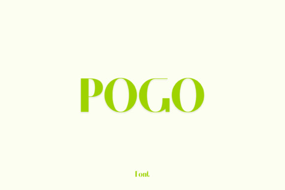 Pogo Font